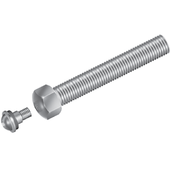 Threaded rod for ECO feet, M8 x 80 stainless steel AluFab